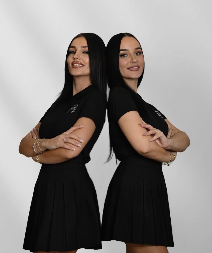 Das Team von LashZone SBG – Beatrisa Zhuniqi mit ihrer Schwester