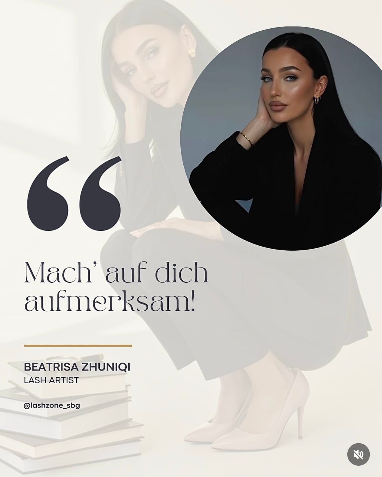 Instagram Beitrag von LashZone SBG – Mach auf dich aufmerksam
