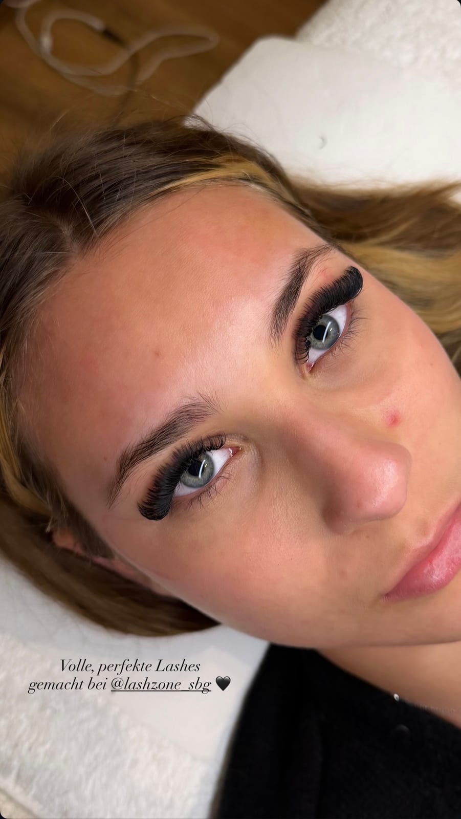 Volume Lashes, volles Ergebnis